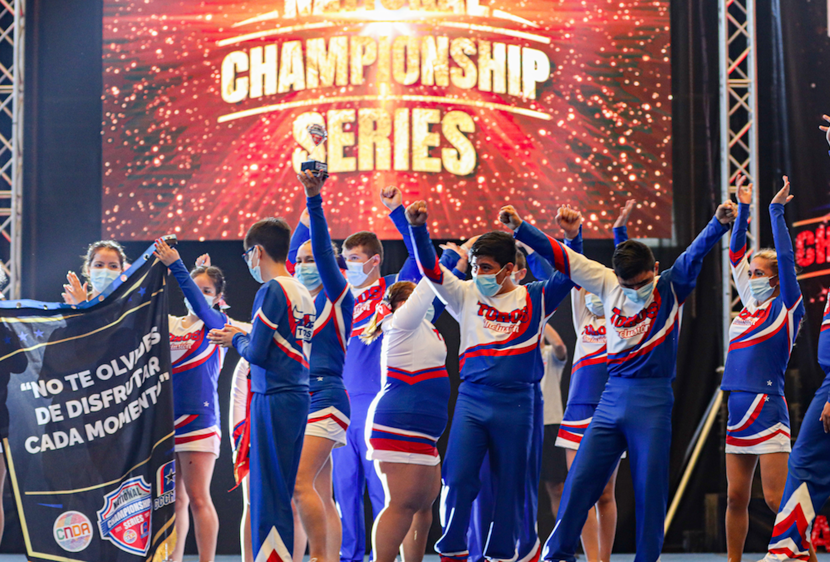Equipo Toros Inclusión se coronó campeón nacional del National Championship Series de Cheerleaders