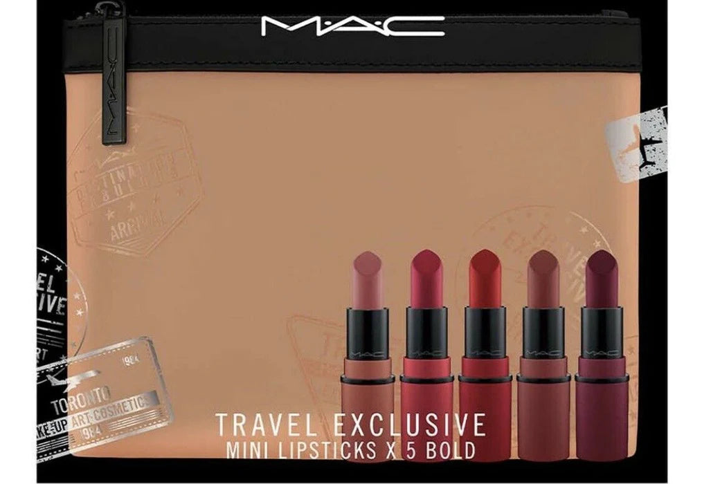 Pack labiales MAC travel mini lipsticks